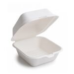 6" Bagasse Burger Box - 500pk