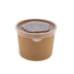 12oz Plastic Vented Lids - 500pk