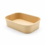 500ml Rectangular Tray Kraft – 300pk
