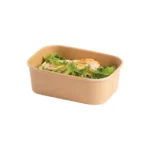 650ml Rectangular Kraft Container Tray – 300pk